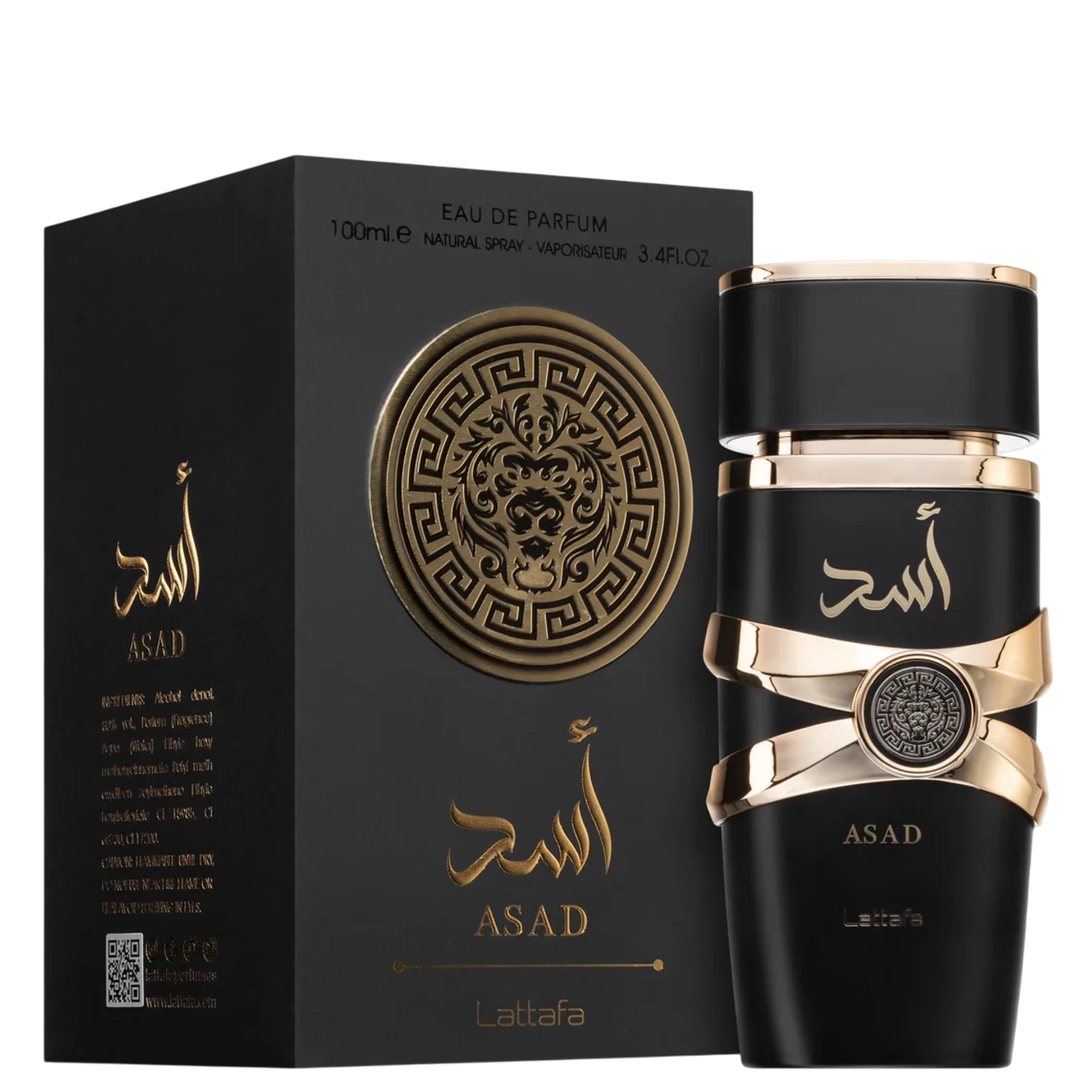 Asad Lattafa Eau de Parfum - Perfume Masculino 100ml