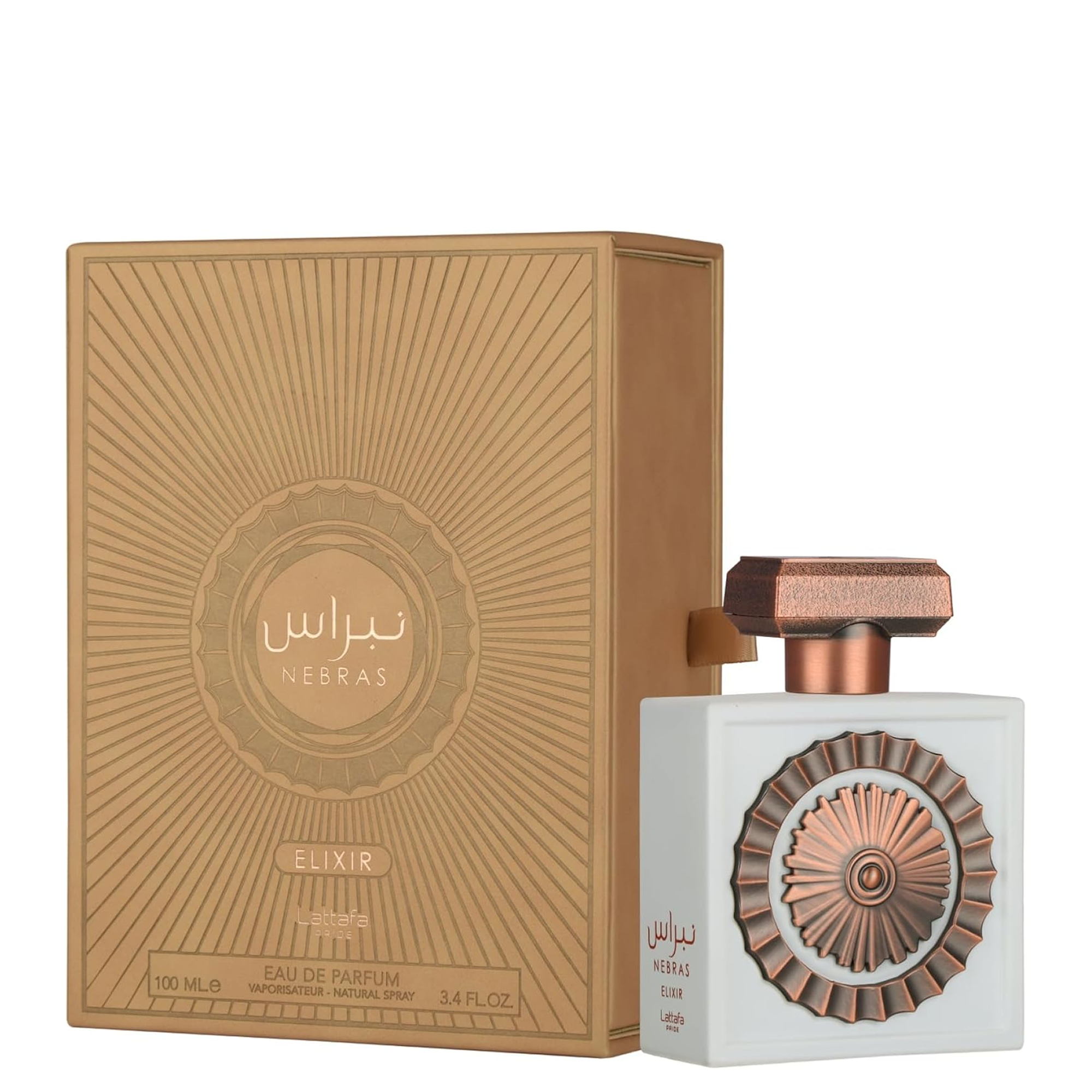 Nebras Elixir Lattafa Eau de Parfum - Perfume Unissex 100ml